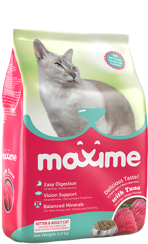 Maxime Cat Food - Kitten & Adult - Tuna Flavor